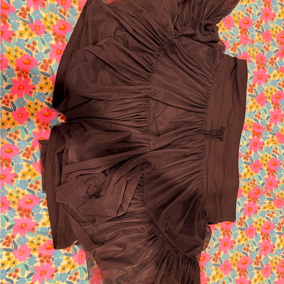 POPFLEX Floral and Solid Skirt Trio in Pink, green , and Black - Picture 2 of 4